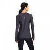 Bluzka funkcyjna LUMINA TEE damska - Ariat - ebony